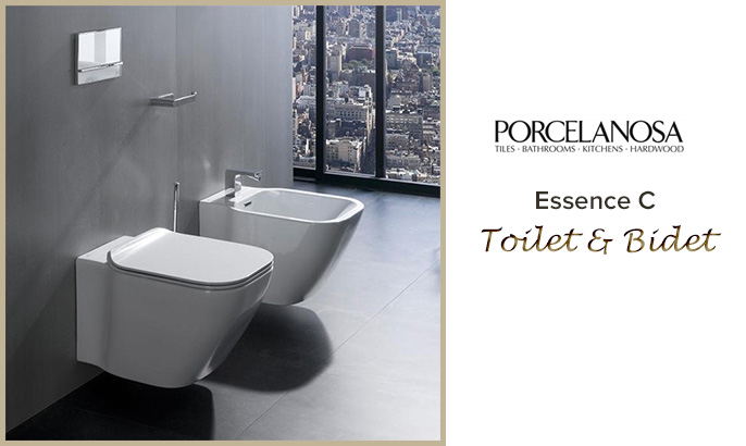 Porcelanosa Essence C Toilet and Bidet