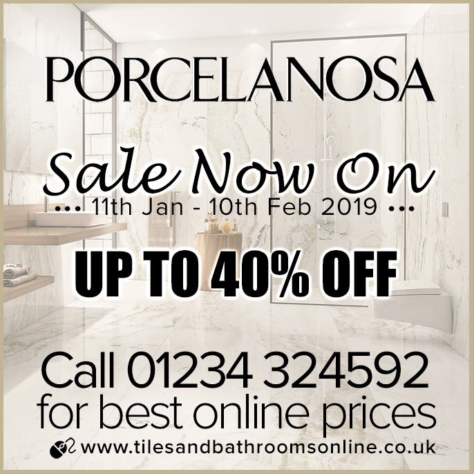 Porcelanosa tile and bathroom sale